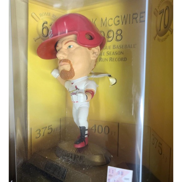 Headliners XL MARK MCGWIRE 70 Home Runs Bobblehead Commemorative Figure 1998 MLB - Picture 8 of 8